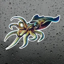 Car sticker - devil fish - waterproofStickers