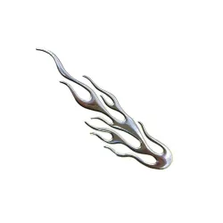 Car / motorcycle sticker - 3D fire flameStickers