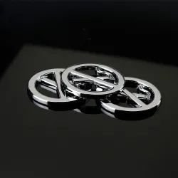 Metal car interior sticker - No SmokingStickers