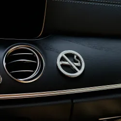 Metal car interior sticker - No SmokingStickers