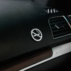 Metal car interior sticker - No SmokingStickers