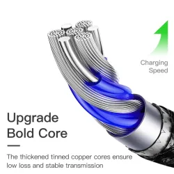 USB C til type C ladekabel - hurtiglading - PD - 5A - 100W - 65W