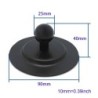 Car dashboard suction cup - round plate - with adhesive tape - mount for GoPro / GPS / SmartphonesMounts