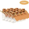 Mini glassflasker med kork - hengende bryllup dekorasjon - 25ml