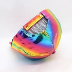 Rainbow baseballcaps - lakklær - hip-hop-stil