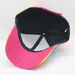 Rainbow baseballcaps - lakklær - hip-hop-stil