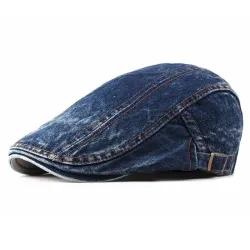 Classic denim cap - duckbill style visorHats & Caps