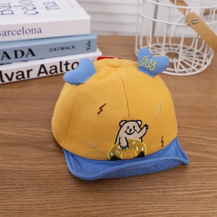 Barn baseball cap - tegneserie bjørn mønster
