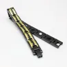 Trendy svart / gull magnetisk armbånd - rustfritt stål - unisex - 2 stk