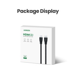 Ugreen - HDMI 2.1-kabel - 8K/60Hz / 4K/120Hz - 48Gbps - HDR10 / HDCP2.2