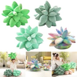 Decorative plush pillow - succulent cactus plantCushions