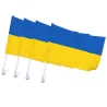 Ukrainas flagg - bildekorasjon - 4 stk
