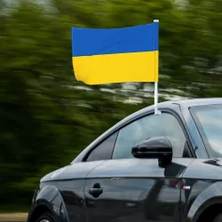 Ukrainas flagg - bildekorasjon - 4 stk