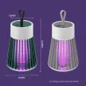 Elektrisk myggdreper - LED / UV-lampe - USB / oppladbar