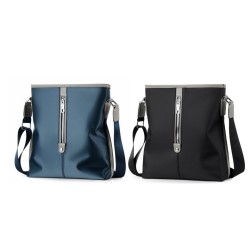 Fasjonabel skulderveske - skinn - vanntett - unisex