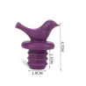 Wine bottle stopper - silicone - bird shapedBar supply