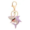 Crystal shark - keychainKeyrings