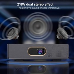 WZATCO S5 - mini DLP 3D-projektor - 4K - 5G - WIFI - Smart Android 9 - full HD - 1080P
