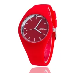 Trendy silikonklokke - ultratynn - unisex