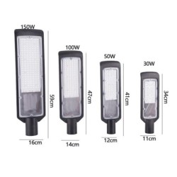 LED gatelys - vanntett lampe - 100W - 150W