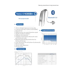 Hearing aid - Bluetooth - wireless - rechargeable - Open Fit OE - OTCHearing aid