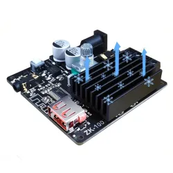 Digital amplifier - stereo - HiFi - USB - Bluetooth 5.0 - TPA3116D2 - 50Wx2 - 502H 502M - 10W - 100WAmplifiers