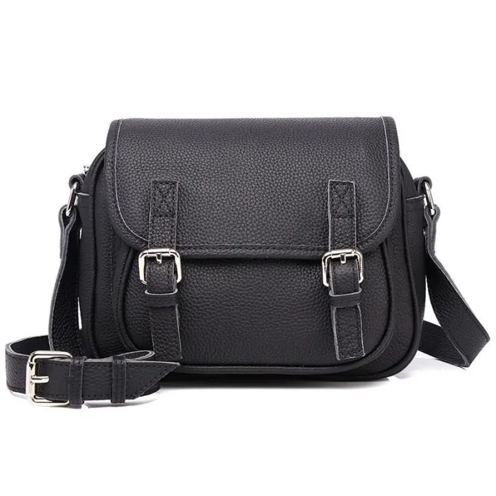 Elegant shoulder bag - genuine leatherBags