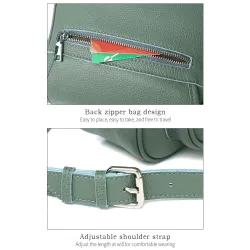 Elegant shoulder bag - genuine leatherBags