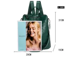Elegant leather backpack - multifunction shoulder bagBackpacks