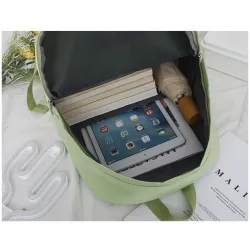 Large capacity backpack - handbag - shoulder bag - pencil case - letters print - 4 pieces setSets