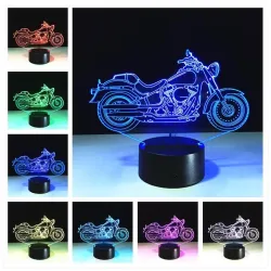 LED 3D lamp - night light - USB - touch switch / remote control - cartoon figuresLights & lighting