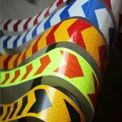 Reflective tape - safety / warning sticker - for car / motorcycle / bike - arrow - 5cm * 45mStickers
