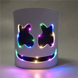 LED luminous face mask - head helmet - marshmello - Halloween - festivalsMasks