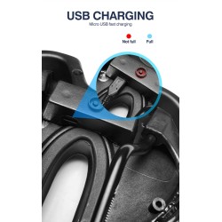 Bicycle saddle with taillight - leather - USB charging - waterproofSaddles