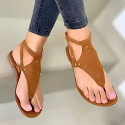Summer gladiator sandals - with ankle strap - flat soleSandals