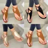 Summer gladiator sandals - with ankle strap - flat soleSandals