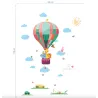 Decorative wall stickers - colorful balloons / clouds / animalsWall stickers