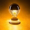 LED-pære - G45 sølv speilkule - dimbar - varmhvit - 4W - E12 - E14 - E26 - E27 - 10 stk.