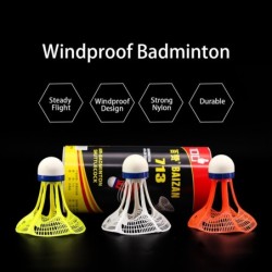 Badminton fjerbolle - plastball - original - 3 stk