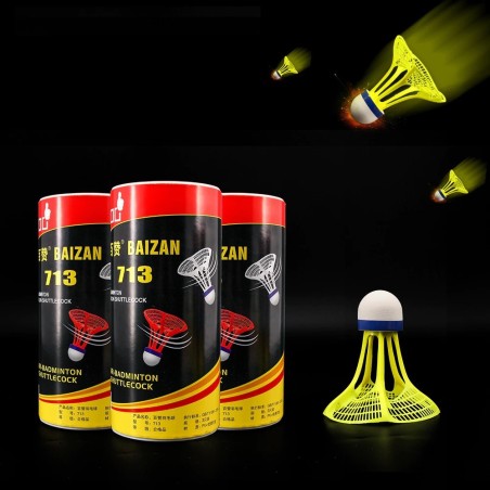 Badminton fjerbolle - plastball - original - 3 stk