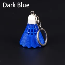 Mini badminton shuttlecock - keychainKeyrings