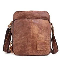 Stylish small shoulder bag - genuine leatherBags