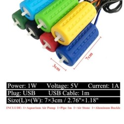Mini water pump - oxygen air pump - USB - quiet - energy saving - for aquarium - fountainsPumps