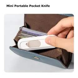 Mini foldable knife - auto-retract blade - scalpelKnives & Multitools