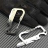 Multifunction mini knife - with bottle opener / carabiner - stainless steelKnives & Multitools