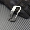 Multifunction mini knife - with bottle opener / carabiner - stainless steelKnives & Multitools