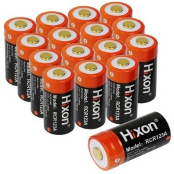 Hixon - RCR123a - 700mAh - 3.7V - 16340 battery - rechargeableBattery