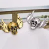 Punk style brooch - skull / wingsBrooches