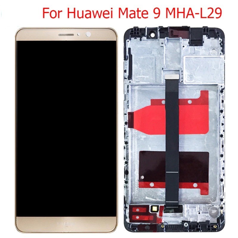 Original - LCD touch screen - display with frame - 5.9" - for Huawei Mate 9 MHA-L09 MHA-L29Screens