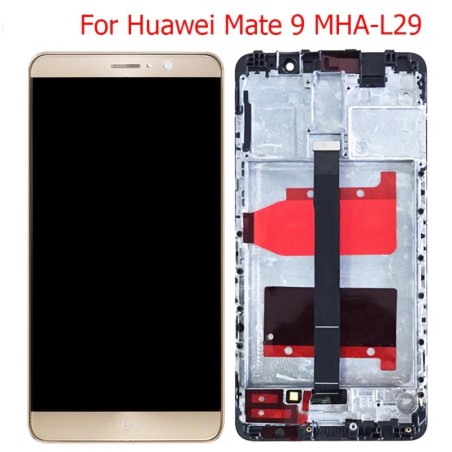 Original - LCD touch screen - display with frame - 5.9" - for Huawei Mate 9 MHA-L09 MHA-L29Screens